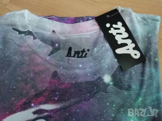 Нова тениска Anticulture shark multicoloured, снимка 8 - Тениски - 24403465