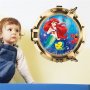 Малката Русалка Ариел подводница стикер лепенка за стена мебел детска стая