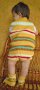Ръчно плетен бебешки костюм жилетка и гащички пелена, снимка 2