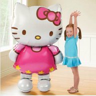  Hello Kitty Кити огромен гигант балон фолио фолиев хелий или въздух парти рожден ден, снимка 1 - Други - 15089150