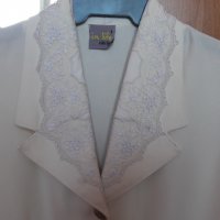 Дамска блуза без ръкав с дантела уникат, снимка 2 - Ризи - 18967608