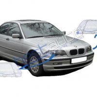 Стъкла / капаци за фарове за БМВ Е46 BMW E46 Седан / Комби (98-01) - БЕЗПЛАТНА ДОСТАВКА с ЕКОНТ!!!, снимка 1 - Аксесоари и консумативи - 22124646