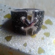  Уникален сребърен пръстен, снимка 1 - Пръстени - 15955546