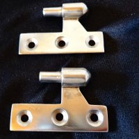 Хромирани метални панти. , снимка 3 - Дограми - 20576703