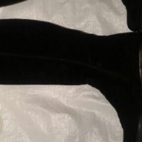 Дамски черни ботуши носени веднъж, снимка 5 - Дамски ботуши - 24642205