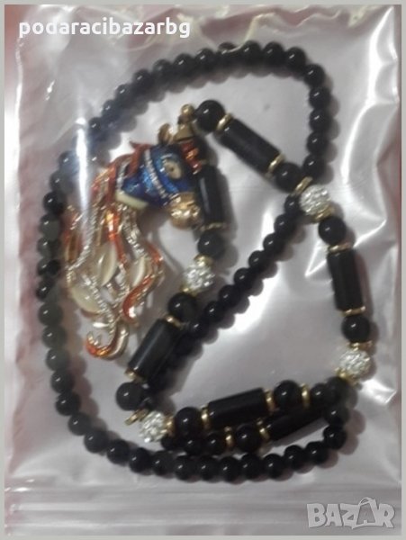 ДЪЛЪГ ГЕРДАН-КОН С КРИСТАЛИ И МЪНИСТА, снимка 1