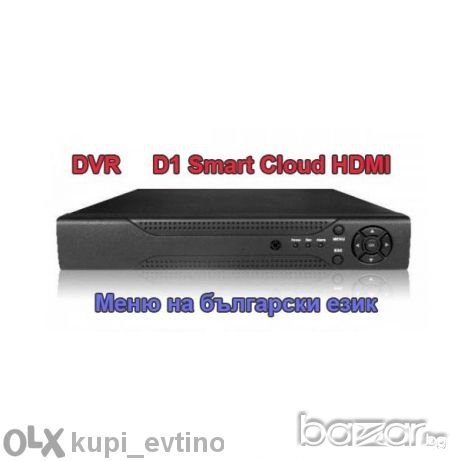 Hdmi -hd 4 канален Dvr/двр рекордер-записващо устройство за видеонаблюдение Cctv -4 камери-d1, снимка 1