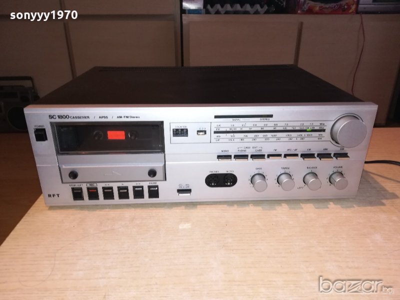 rft sc1800-deck/receiver-ретро машина-внос швеицария, снимка 1