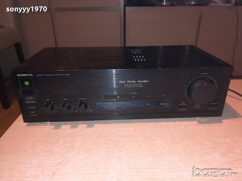 soundwave a-900-stereo amplifier-внос швеицария, снимка 1