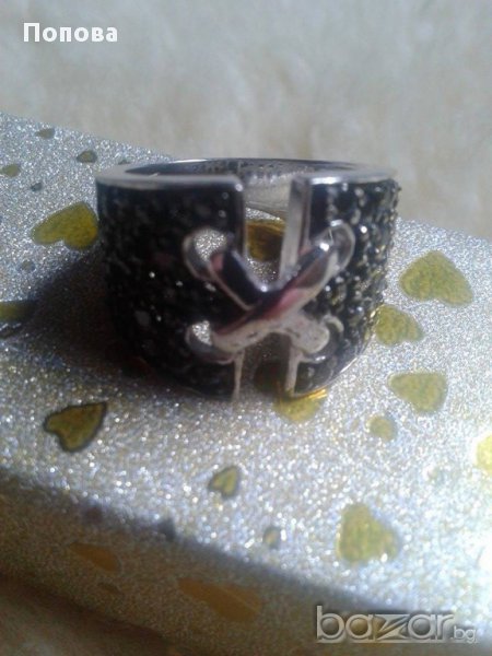  Уникален сребърен пръстен, снимка 1
