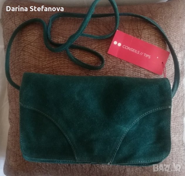 Изгодно! Нови френски чанти Естествена кожа(велур), снимка 1