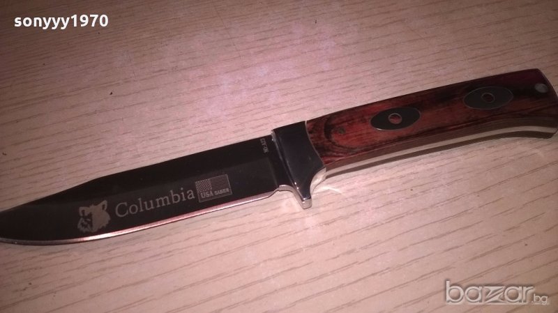 columbia 24см-здрав красив и стилен нож, снимка 1