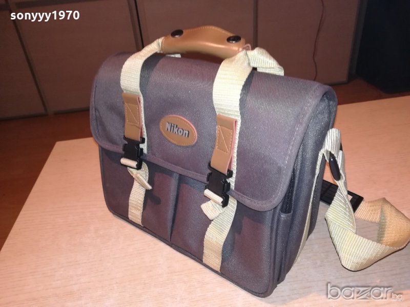 nikon-профи фотографска чанта-внос швеицария-30х25х12см, снимка 1