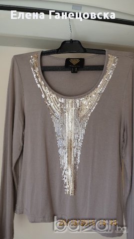 Дамска блуза от трико, снимка 1 - Блузи с дълъг ръкав и пуловери - 12941588