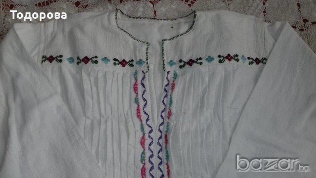 Автентична къса кенарена риза 3 от национална носия, снимка 2 - Антикварни и старинни предмети - 18871285