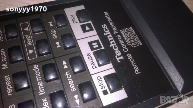 technics cd remote-made in japan-внос швеицария, снимка 2 - Ресийвъри, усилватели, смесителни пултове - 21820622