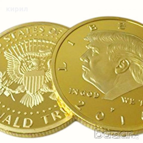 МОНЕТА ДОНАЛТ ТРЪМП, снимка 3 - Нумизматика и бонистика - 20264464