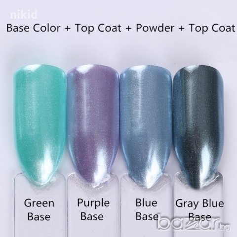 born pretty диамантено седефен перлен прах пудра ефект блясък за нокти маникюр Омбре ефект, снимка 3 - Декоративна козметика - 18337591