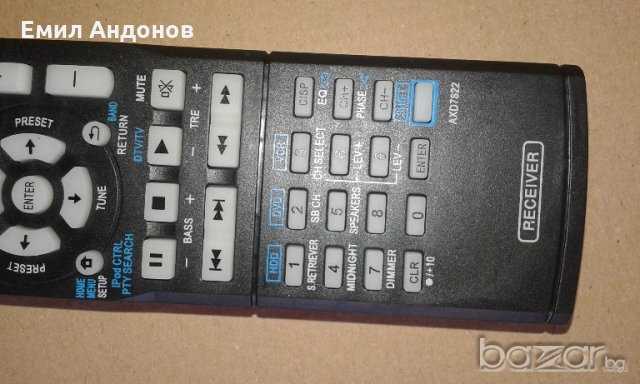 Pioneer AV Receiver Remote Control AXD7622, снимка 3 - Ресийвъри, усилватели, смесителни пултове - 19356193