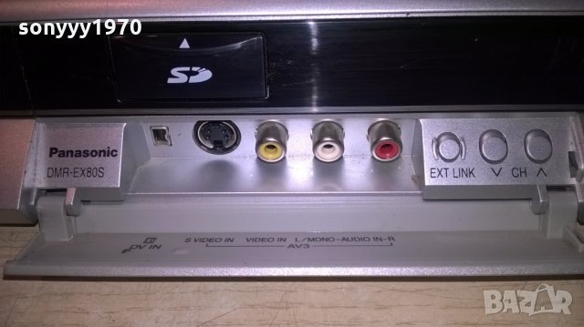 panasonic dmr-ex80s hdd/dvd hdmi-recorder-внос швеицария, снимка 12 - Плейъри, домашно кино, прожектори - 22538373