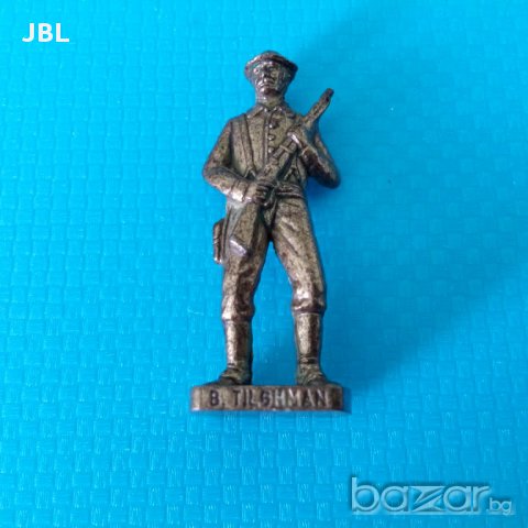 статуетка b.tilghman 1854г - 1924г usa фигурка made in italy статуетка войник рядка, снимка 2 - Антикварни и старинни предмети - 15269459