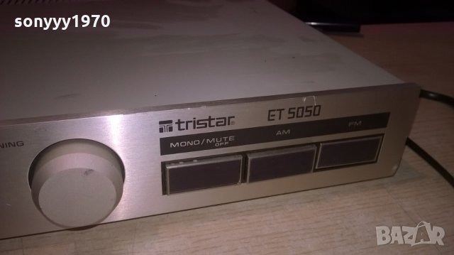 tristar et 5050 stereo tuner-внос швеицария, снимка 9 - Ресийвъри, усилватели, смесителни пултове - 24514502