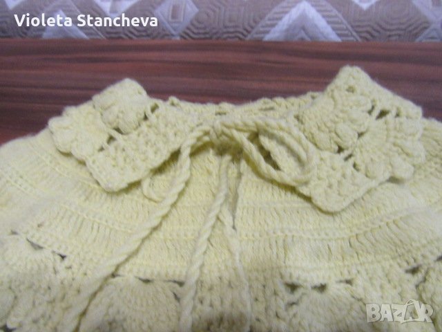 КРАСИВА ПЛЕТЕНА ДЕТСКА ПЕЛЕРИНА/1/, снимка 4 - Детски пуловери и жилетки - 23711748