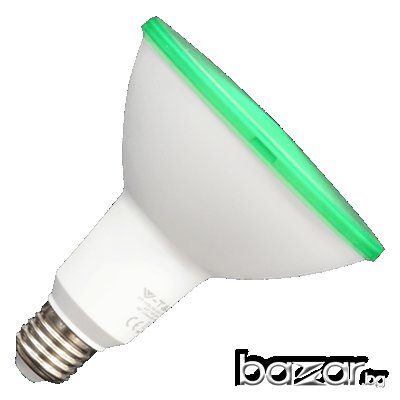 LED лампа 15W PAR38 Зелена Светлина