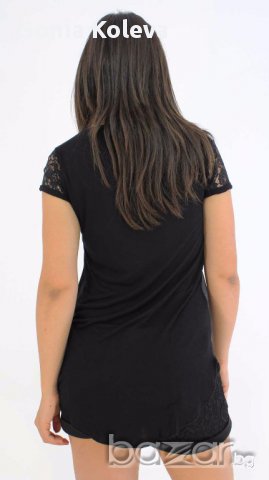 Дамска блузка с къс ръкав P0121, снимка 3 - Туники - 14256318