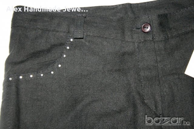 Нови с етикет къси панталонки с камъчета размер L, снимка 2 - Къси панталони и бермуди - 18269083