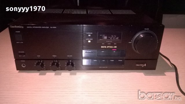 ПОРЪЧАН-technics su-x955-stereo amplifier-370watts, снимка 2 - Ресийвъри, усилватели, смесителни пултове - 12277483