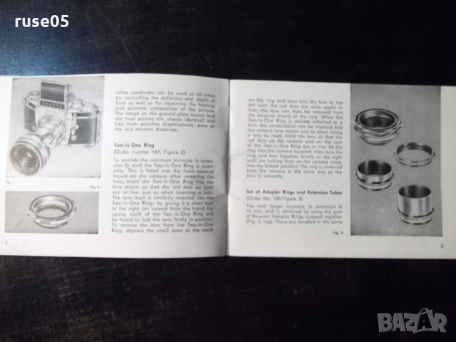 Книга "EXAKTA and EXA accessories" - 28 стр., снимка 3 - Енциклопедии, справочници - 23479885