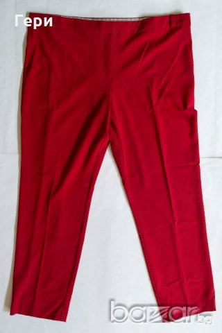 Червен дамски панталон Melli London EU 46, снимка 4 - Панталони - 18357871