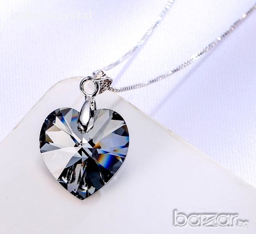 Сваровски Колиета "heart'' Crystals from #SWAROVSKI®, снимка 9 - Колиета, медальони, синджири - 20688198