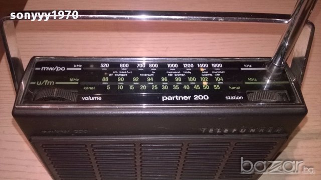Ретро колекция-telefunken partner 200-внос швеицария, снимка 3 - Ресийвъри, усилватели, смесителни пултове - 15872429