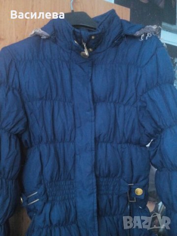 Детско яке, на НМ, размер 164 с пух, с качулка, снимка 3 - Детски якета и елеци - 24289442