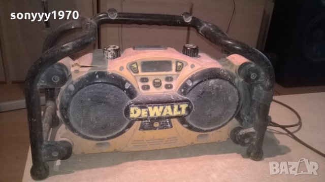 dewalt-строително радио за ремонт-внос англия, снимка 4 - Ресийвъри, усилватели, смесителни пултове - 26108670
