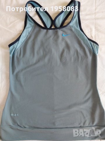 Nike dry fit /S потник с бюстие, снимка 3 - Потници - 25974293