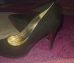 Черни велурени обувки, номер 38, снимка 3
