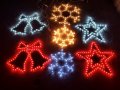 Шарена ЛЕД Украса Декорация Различни модели Коледа LED  + фактури, снимка 6