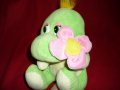 Нова плюшена играчка - динозавърче с цвете, снимка 2