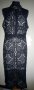 Love Triangle  нова рокля черна мека дантела, М, снимка 3