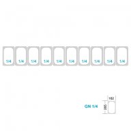 1.Хладилна поставяща се отгоре витрина 1,2 м х 0,34 м - за 5x 1/4 GN- контейнер номер на артикул: AG, снимка 9 - Витрини - 11639502