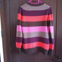 цветна блуза плетиво М размер, снимка 2 - Блузи с дълъг ръкав и пуловери - 19748607