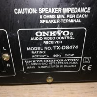 onkyo tx-ds474 receiver-внос швеицария, снимка 16 - Ресийвъри, усилватели, смесителни пултове - 21654541
