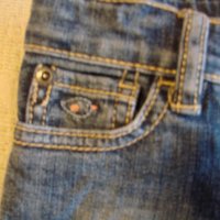 Летни дънки 2 чифта Дънкови панталонки , снимка 3 - Панталони и долнища за бебе - 18726015