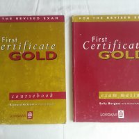 Учебник и тетрадка по английски First Certificate gold, снимка 1 - Чуждоезиково обучение, речници - 25512503