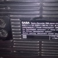 saba rcr-755 stereo-ретро колекция-внос швеицария, снимка 15 - Ресийвъри, усилватели, смесителни пултове - 24953948