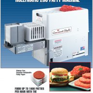 Американска машина за хамбургери Hollymatic - неизползвана, снимка 1 - Обзавеждане на кухня - 11143933