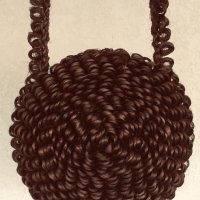 Модерна кръгла чанта за рамо, снимка 2 - Чанти - 25402139